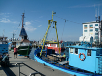 Hafen von Sassnitz auf der Insel Rügen